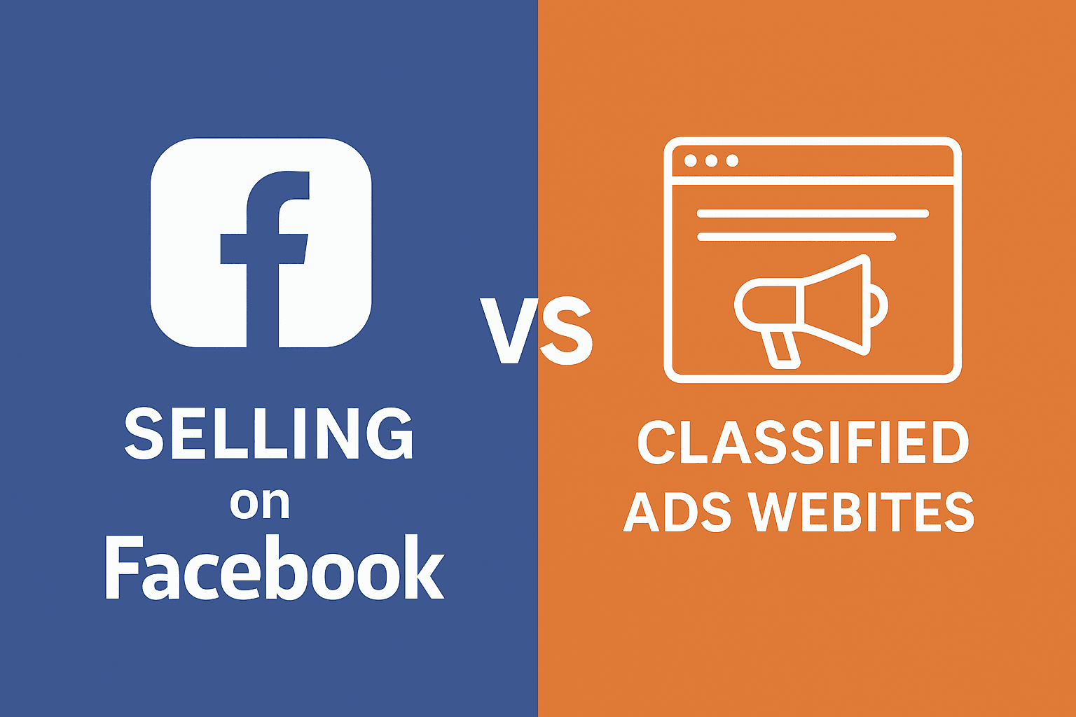 ماهو الفرق بين البيع على الفيسبوك وبين مواقع الإعلانات المبوبة
