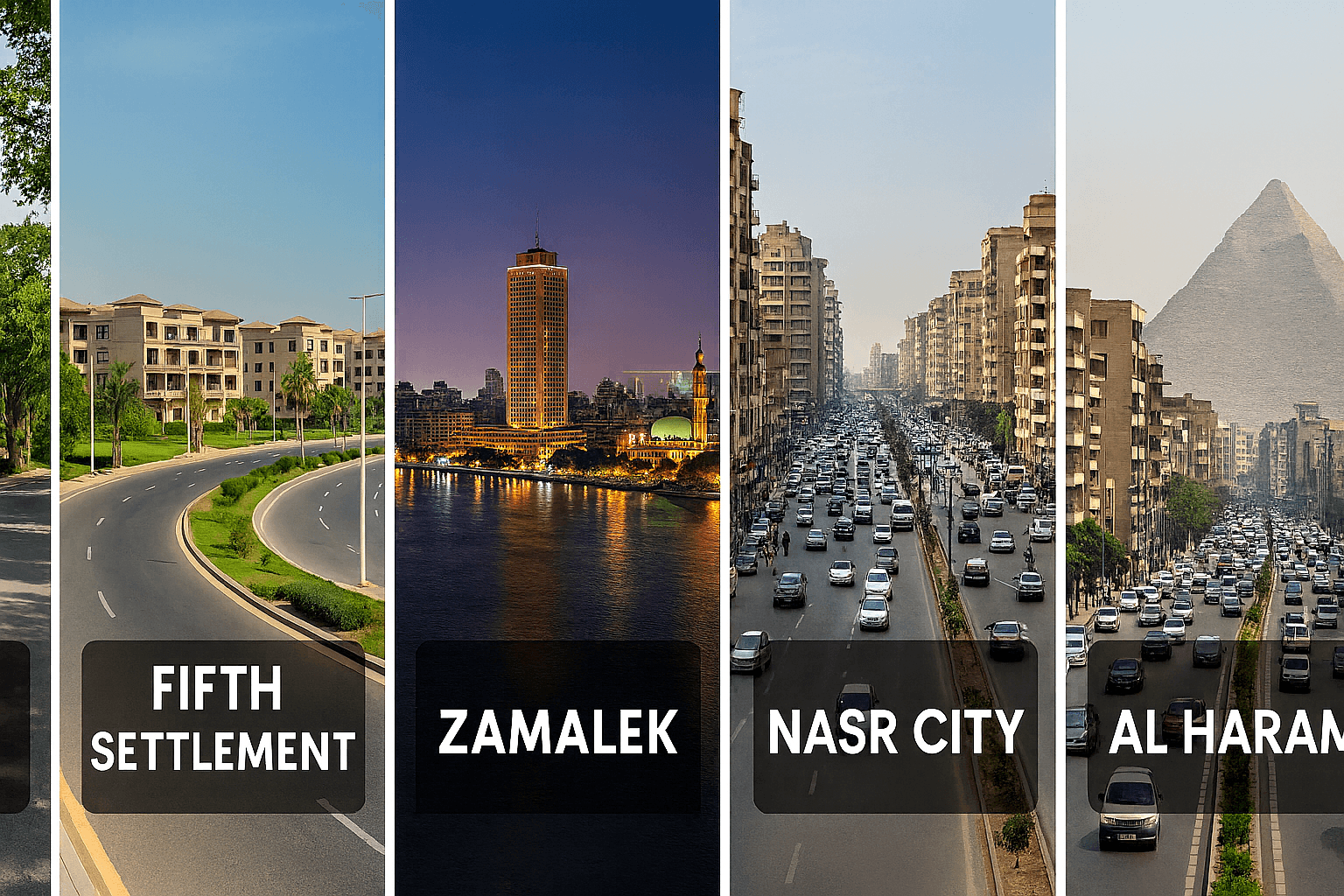 أكثر 5 مناطق مطلوبة للسكن في القاهرة