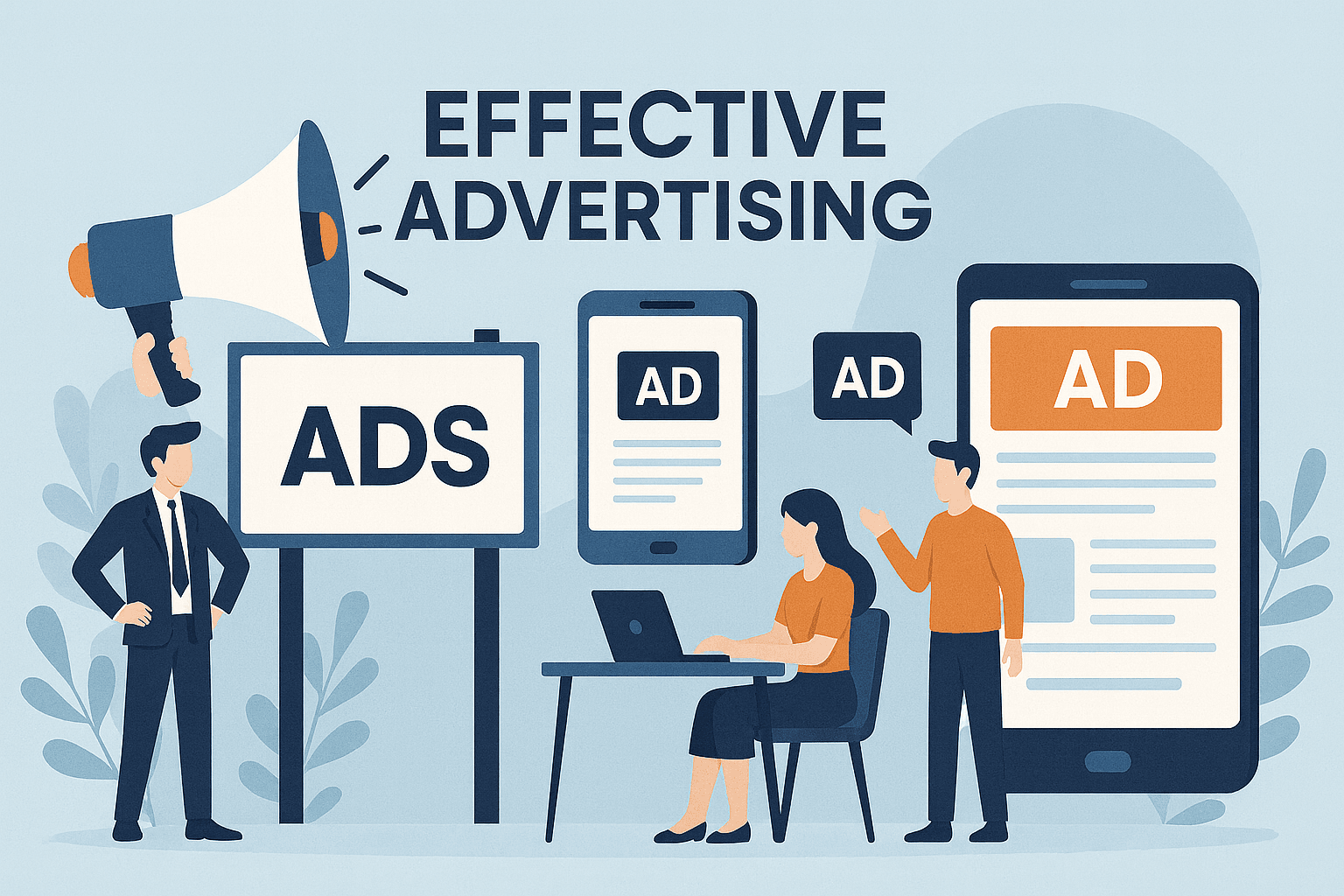 كيف نساعدك للوصول الي الطرق الفعالة للإعلانات
