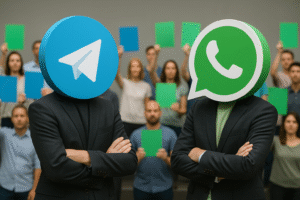 الفرق بين واتساب وتليجرام