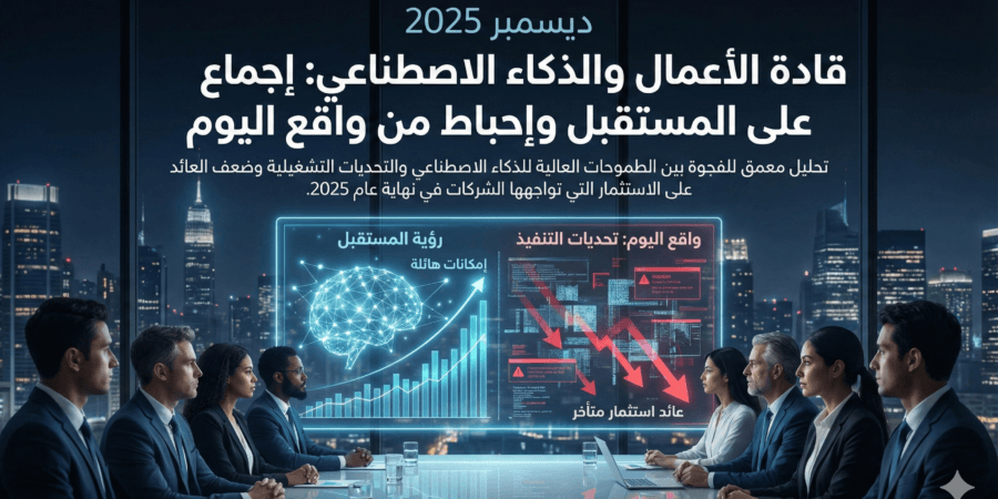 قادة الأعمال والذكاء الاصطناعي في نهاية 2025