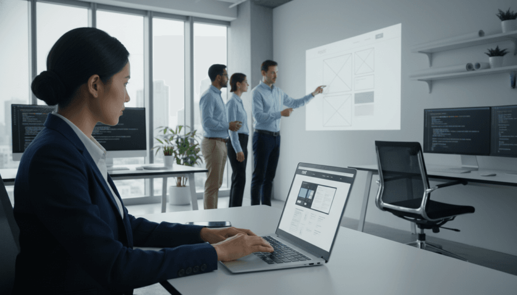 تطوير موقع الكتروني مهندسين